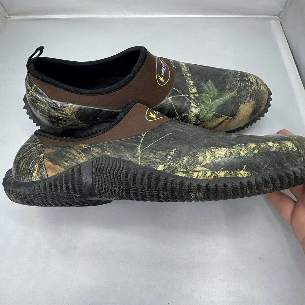 Frogg Togg Ankle Boots US Mens Sz 12 Rubber Steel Shank Camo Hunting‎ Farm